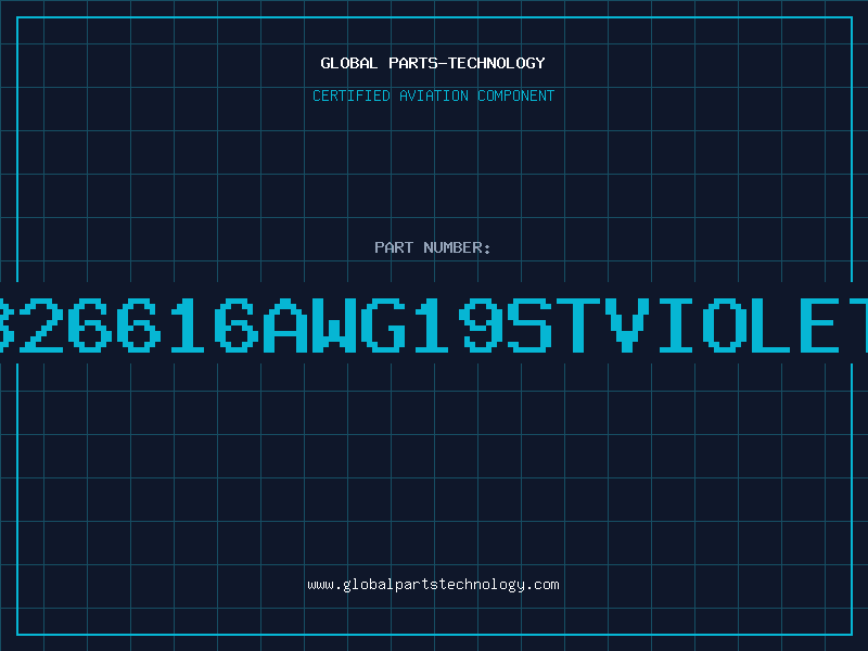 Aviation Part 326616AWG19STVIOLET
