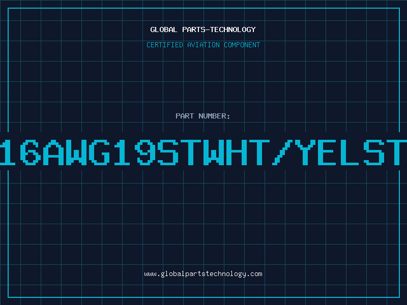 Aviation Part 326616AWG19STWHT/YELSTRIPE