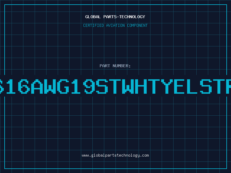 Aviation Part 326616AWG19STWHTYELSTRIPE