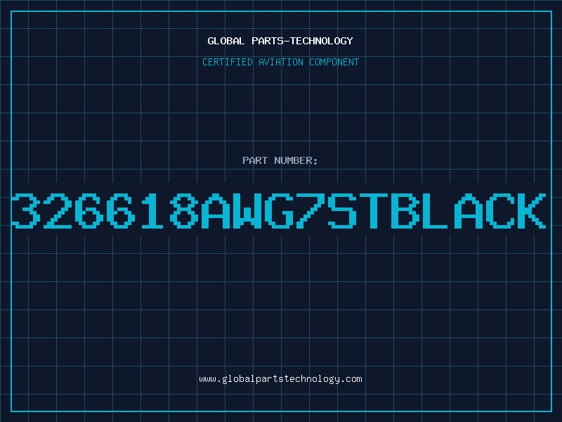 Aviation Part 326618AWG7STBLACK