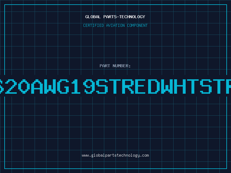 Aviation Part 326620AWG19STREDWHTSTRIPE