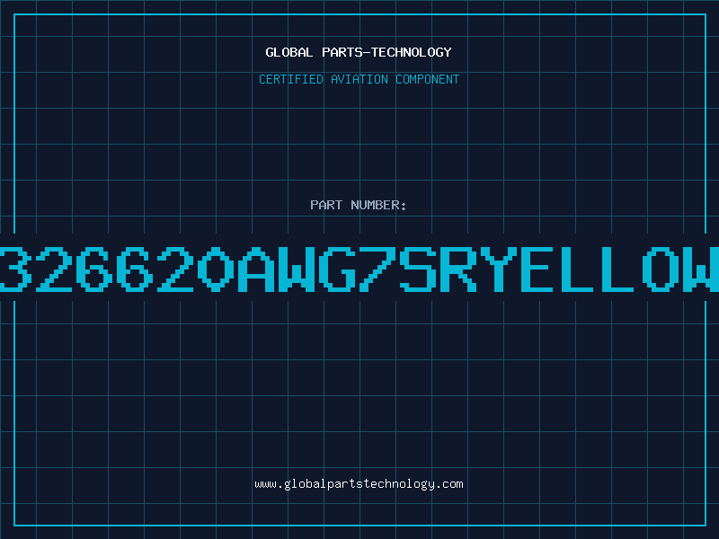 Aviation Part 326620AWG7SRYELLOW