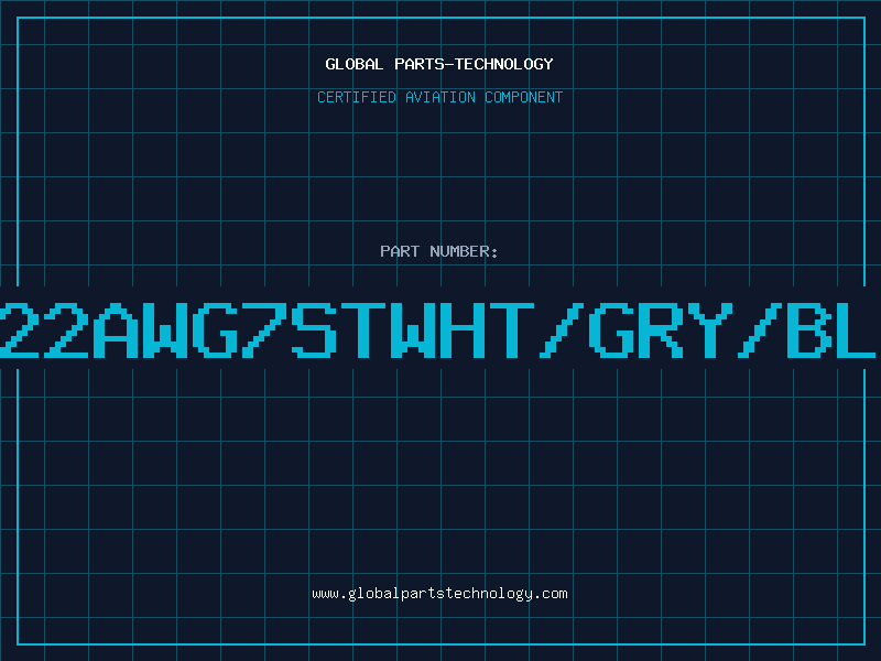 Aviation Part 326622AWG7STWHT/GRY/BLKSTR