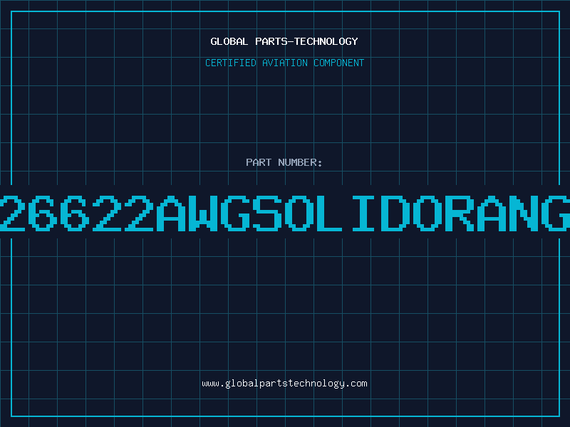 Aviation Part 326622AWGSOLIDORANGE