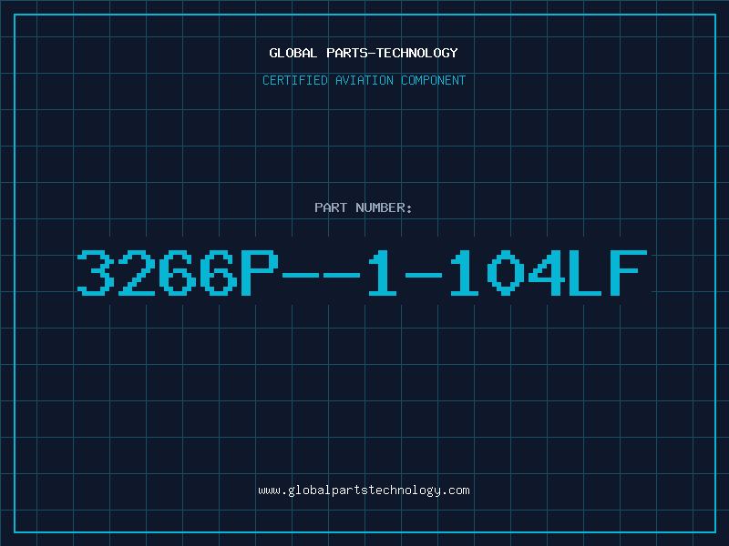 Aviation Part 3266P--1-104LF