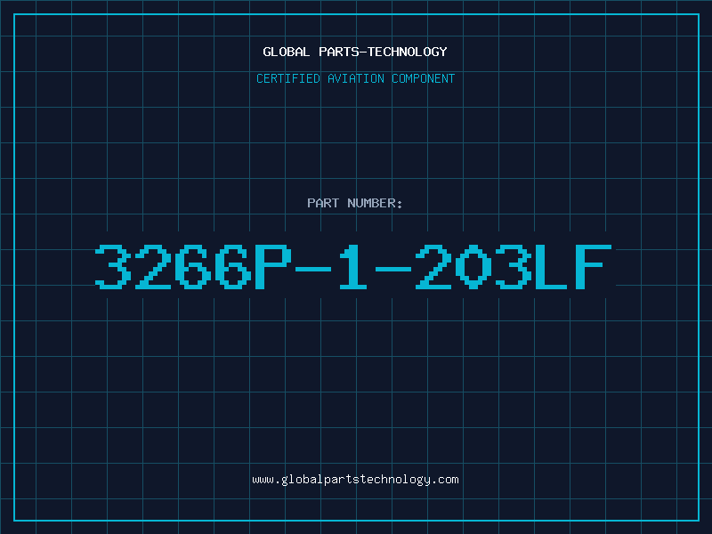 Aviation Part 3266P-1-203LF