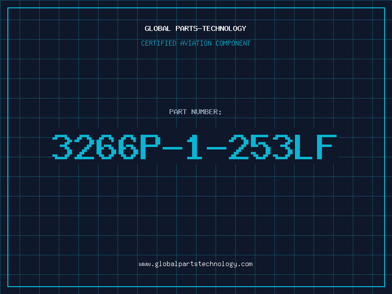 Aviation Part 3266P-1-253LF