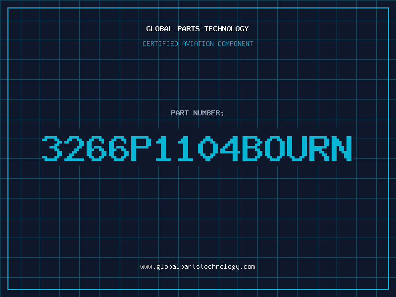 Aviation Part 3266P1104BOURN