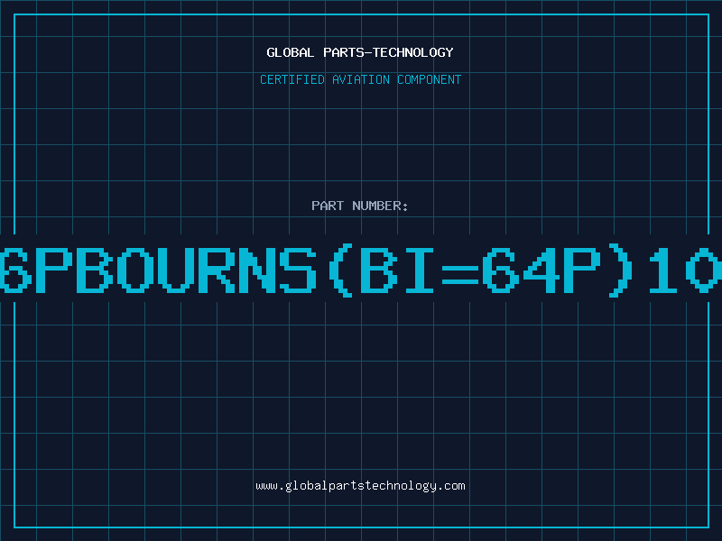 Aviation Part 3266PBOURNS(BI=64P)100K0
