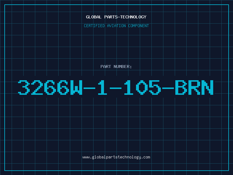 Aviation Part 3266W-1-105-BRN