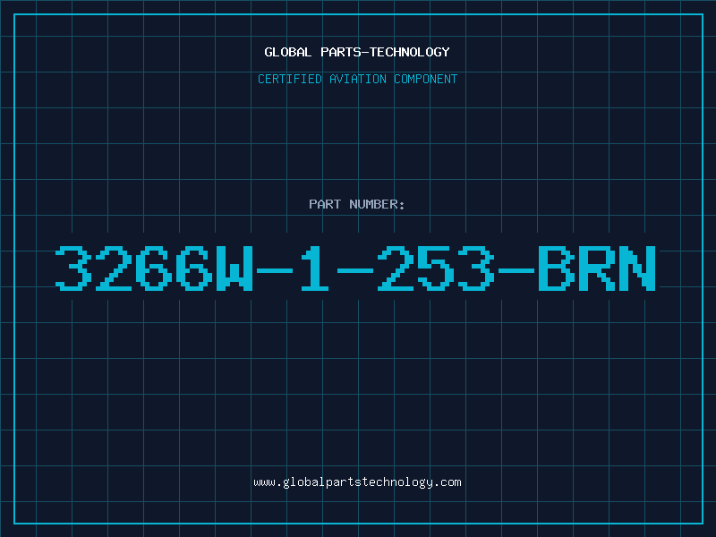 Aviation Part 3266W-1-253-BRN