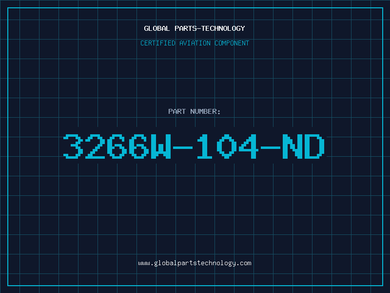 Aviation Part 3266W-104-ND