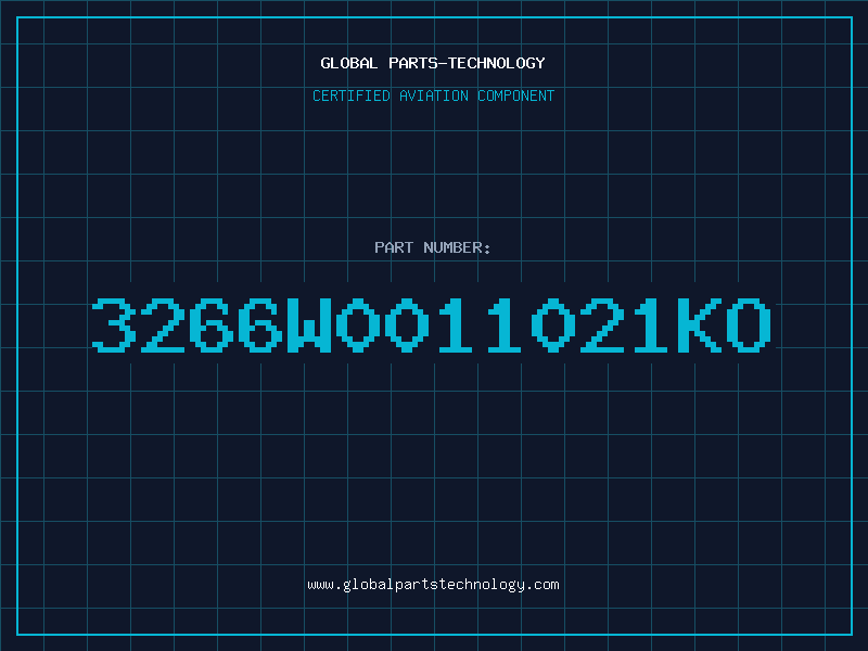 Aviation Part 3266W0011021KO