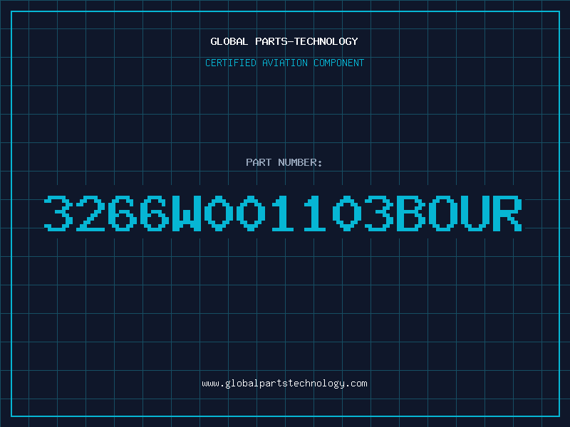 Aviation Part 3266W001103BOUR