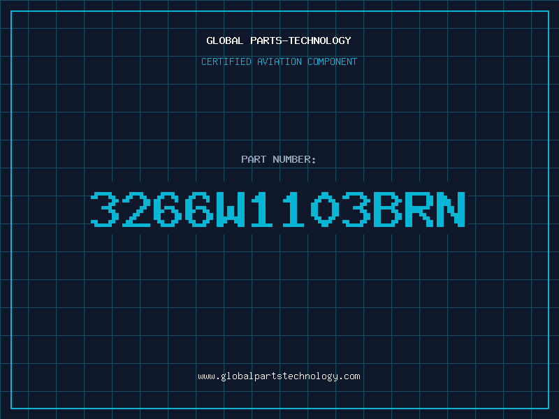 Aviation Part 3266W1103BRN