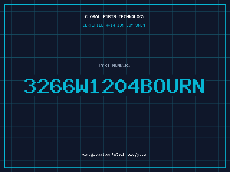 Aviation Part 3266W1204BOURN