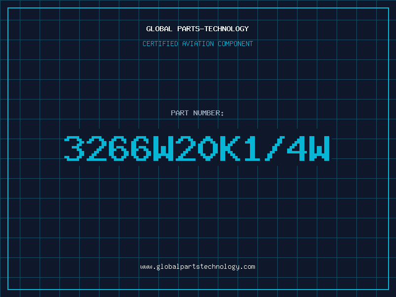 Aviation Part 3266W20K1/4W