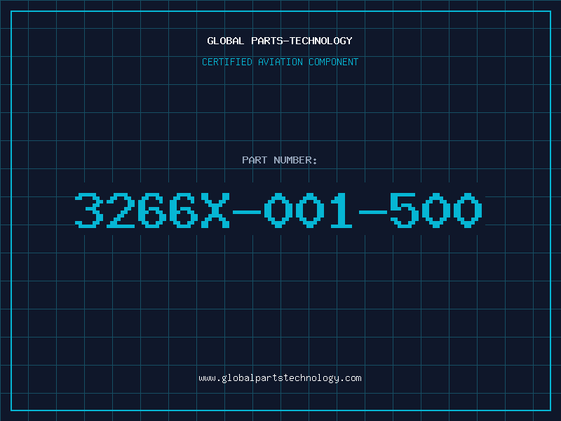 Aviation Part 3266X-001-500
