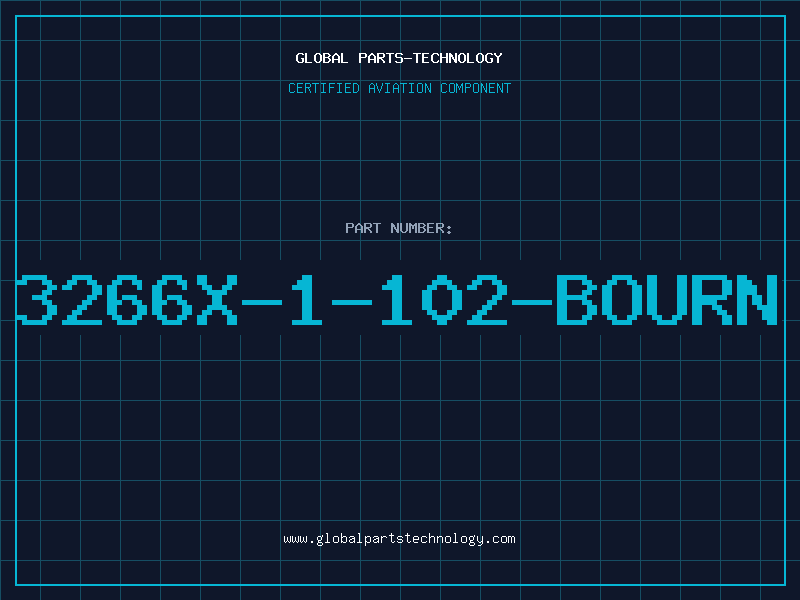 Aviation Part 3266X-1-102-BOURN