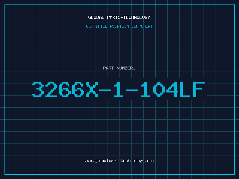 Aviation Part 3266X-1-104LF