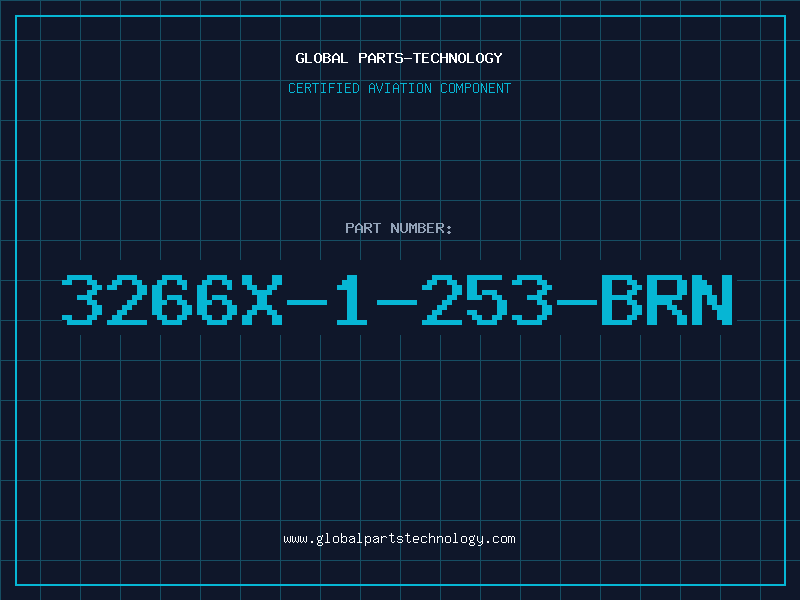 Aviation Part 3266X-1-253-BRN