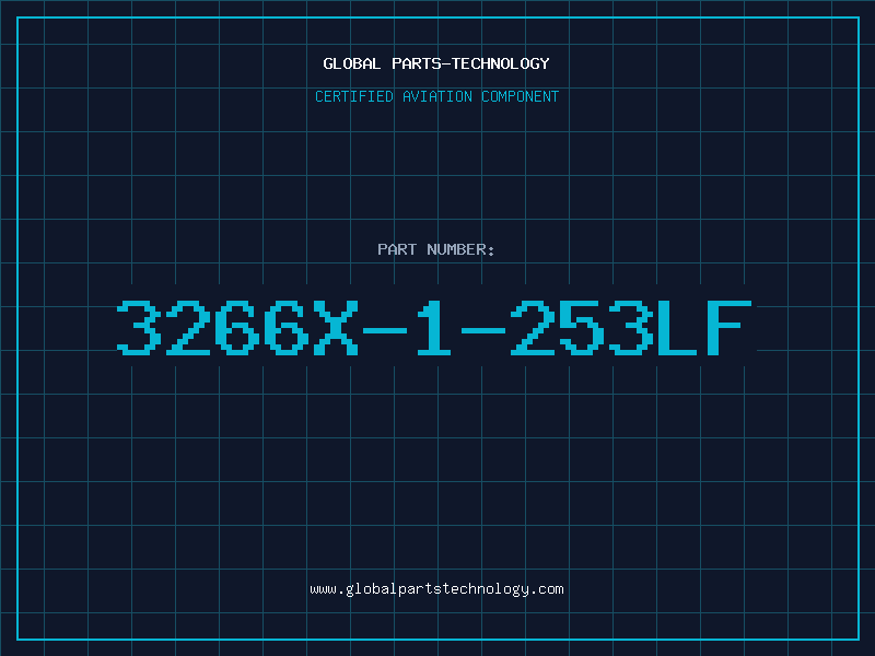 Aviation Part 3266X-1-253LF