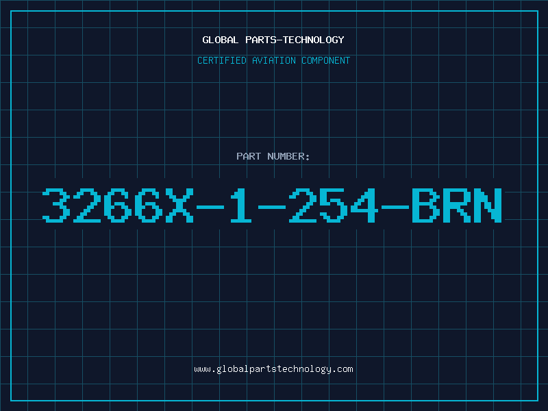 Aviation Part 3266X-1-254-BRN