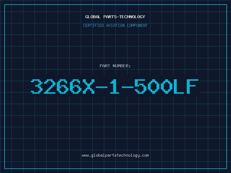 Aviation Part 3266X-1-500LF