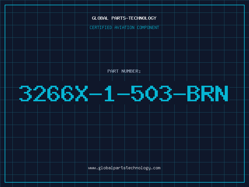 Aviation Part 3266X-1-503-BRN