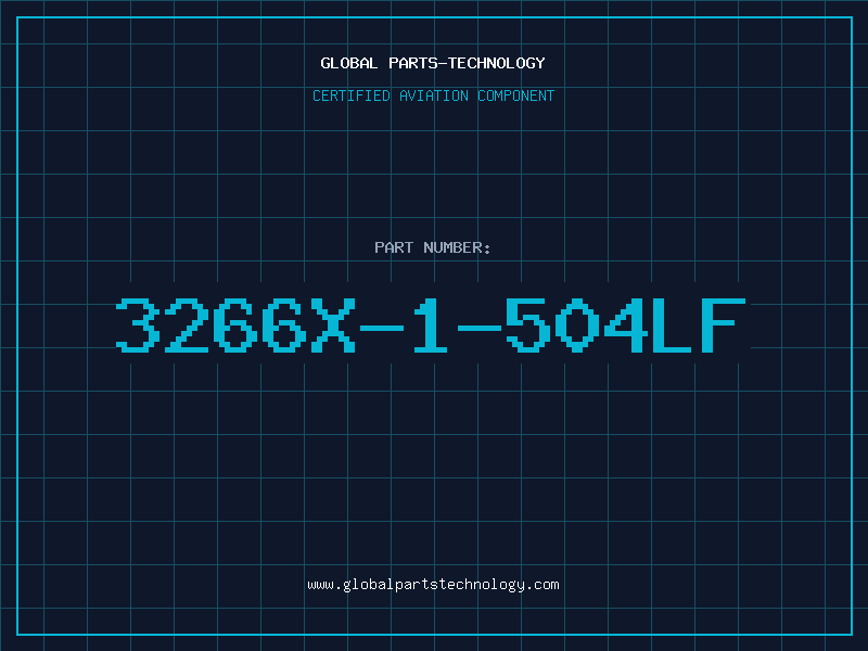 Aviation Part 3266X-1-504LF