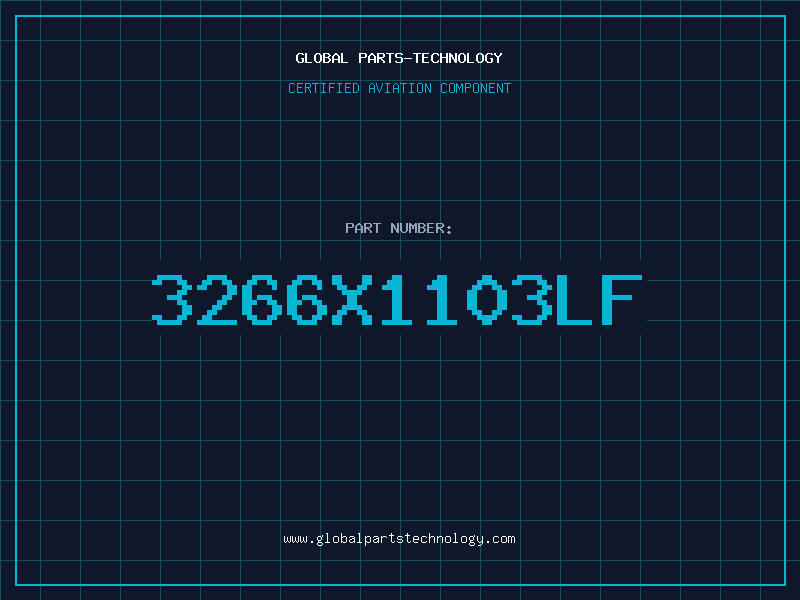 Aviation Part 3266X1103LF