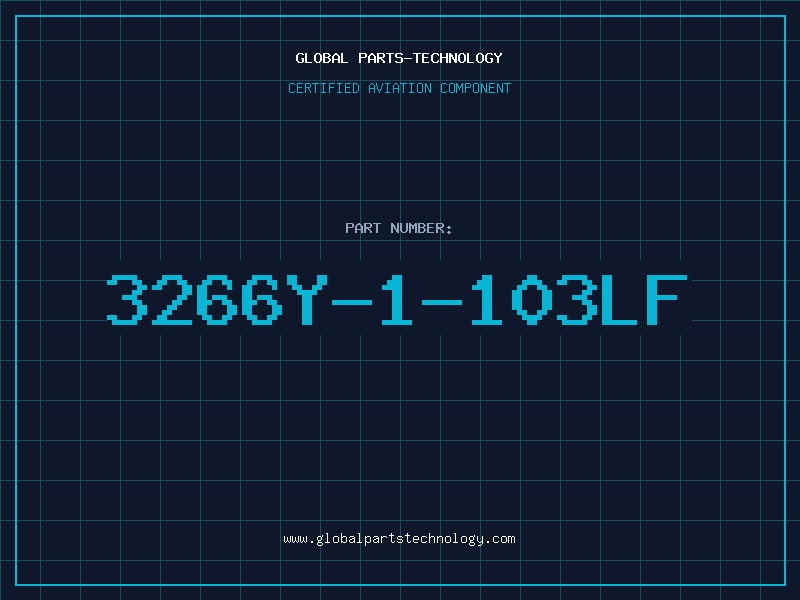 Aviation Part 3266Y-1-103LF