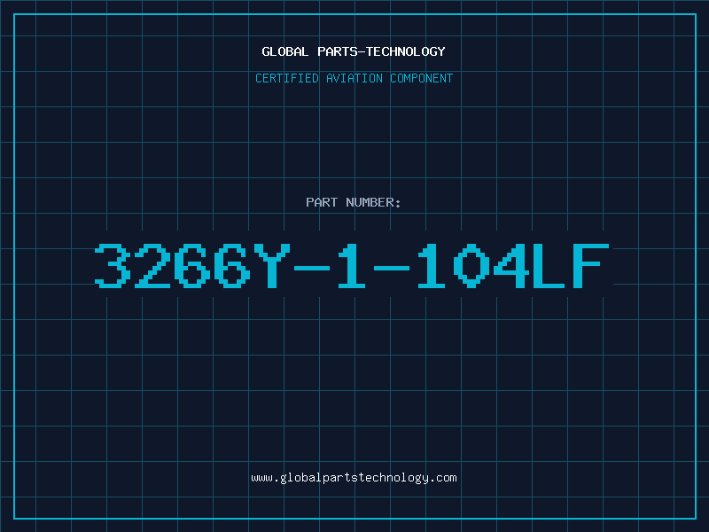 Aviation Part 3266Y-1-104LF