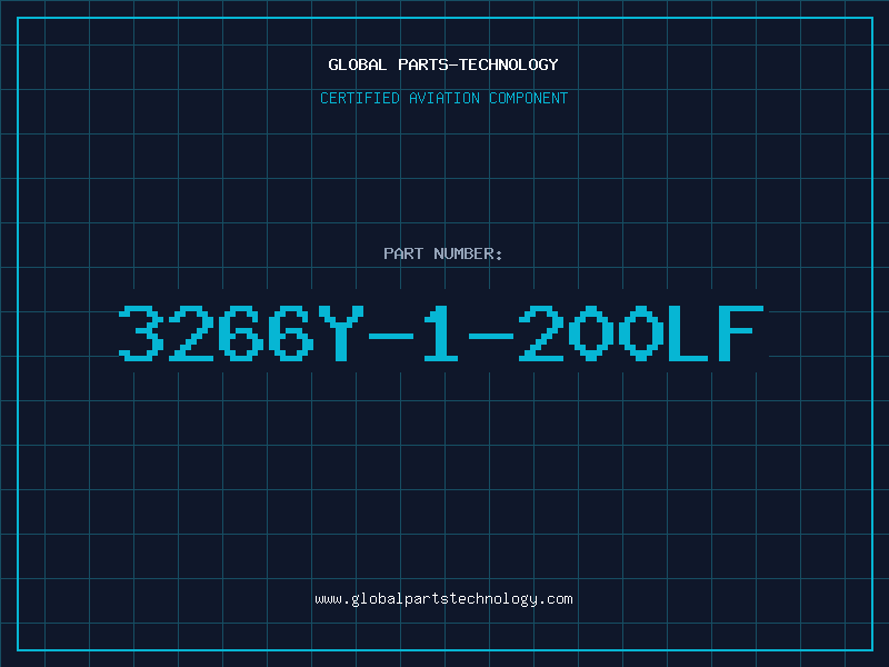 Aviation Part 3266Y-1-200LF