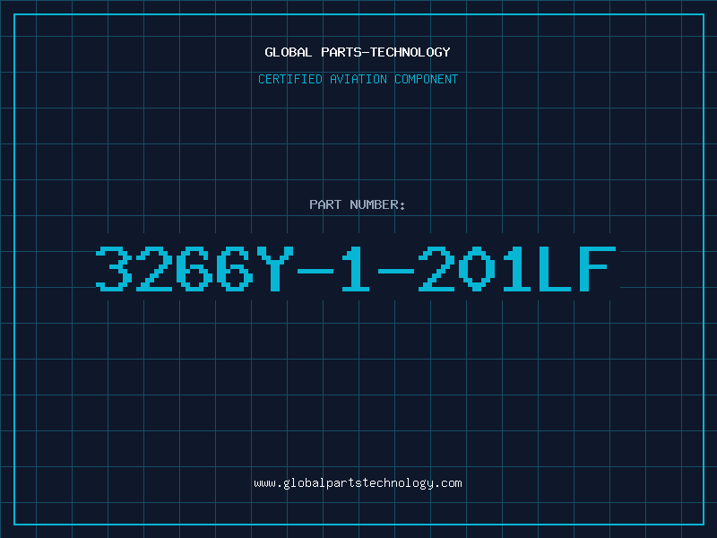 Aviation Part 3266Y-1-201LF