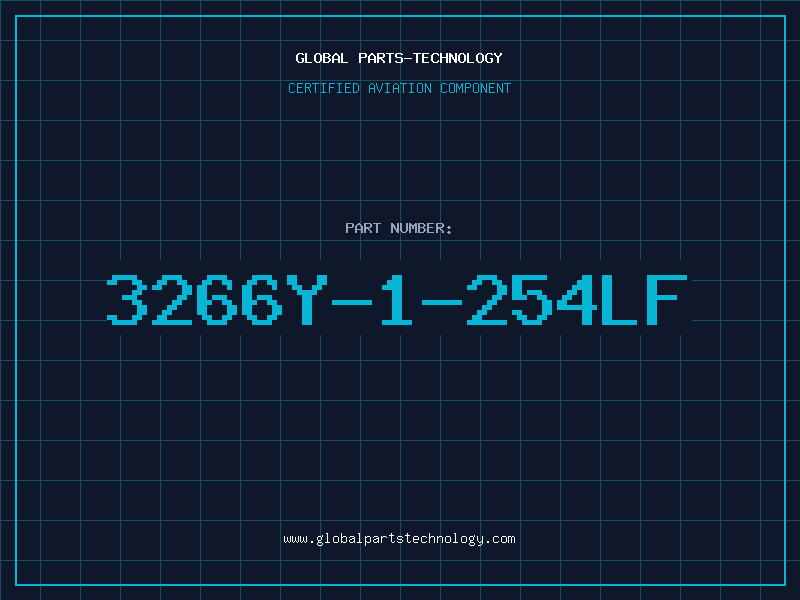 Aviation Part 3266Y-1-254LF