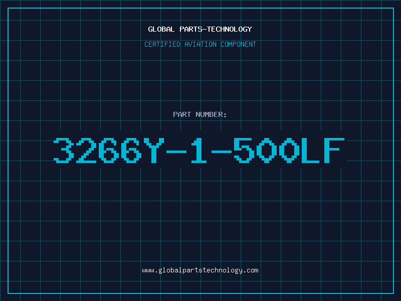 Aviation Part 3266Y-1-500LF