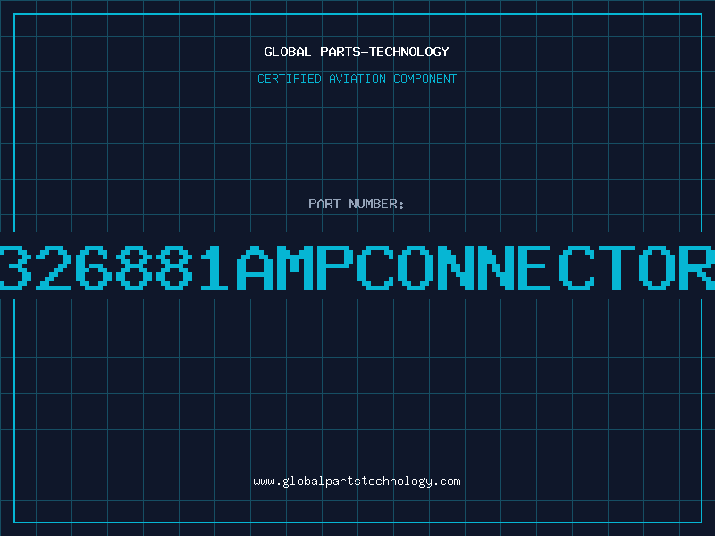 Aviation Part 326881AMPCONNECTOR