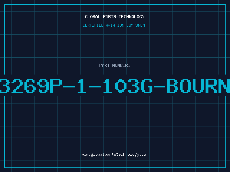 Aviation Part 3269P-1-103G-BOURN