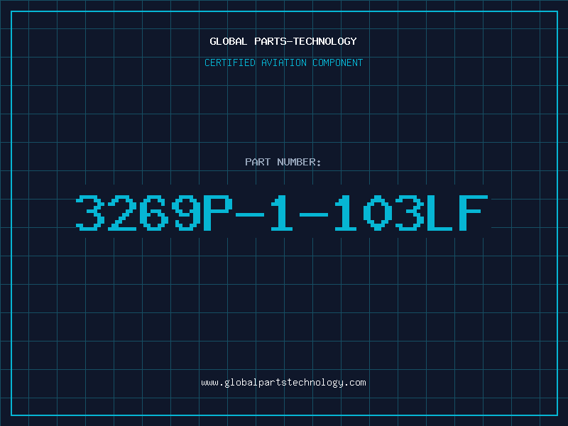 Aviation Part 3269P-1-103LF