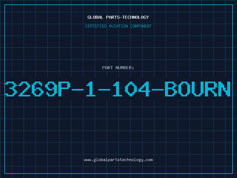Aviation Part 3269P-1-104-BOURN