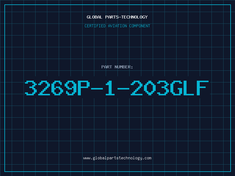 Aviation Part 3269P-1-203GLF