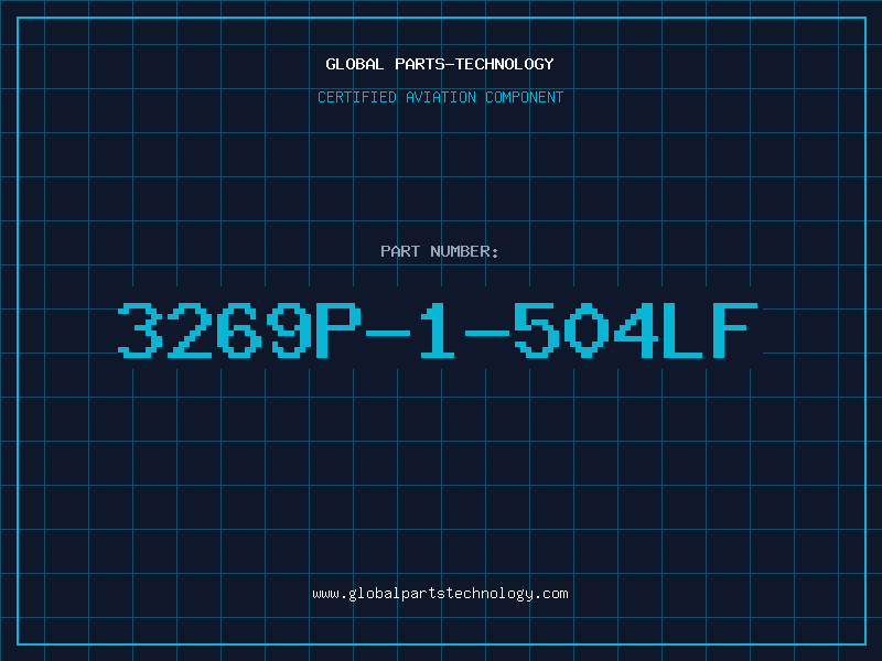 Aviation Part 3269P-1-504LF