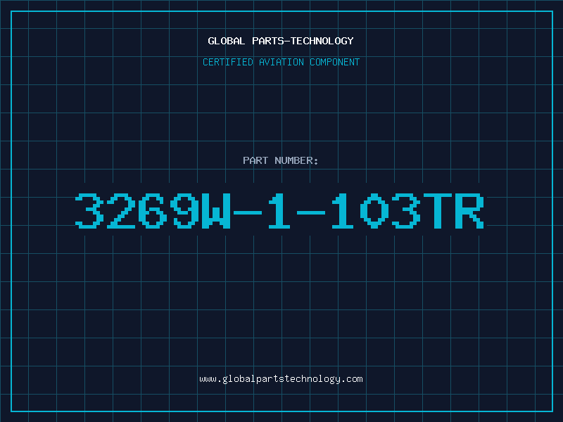 Aviation Part 3269W-1-103TR