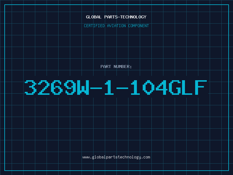 Aviation Part 3269W-1-104GLF