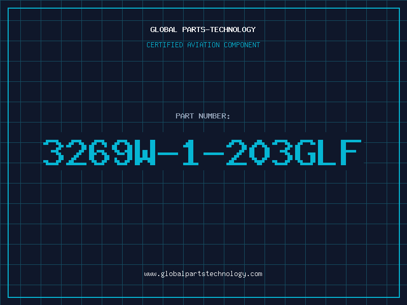 Aviation Part 3269W-1-203GLF