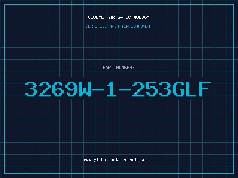 Aviation Part 3269W-1-253GLF