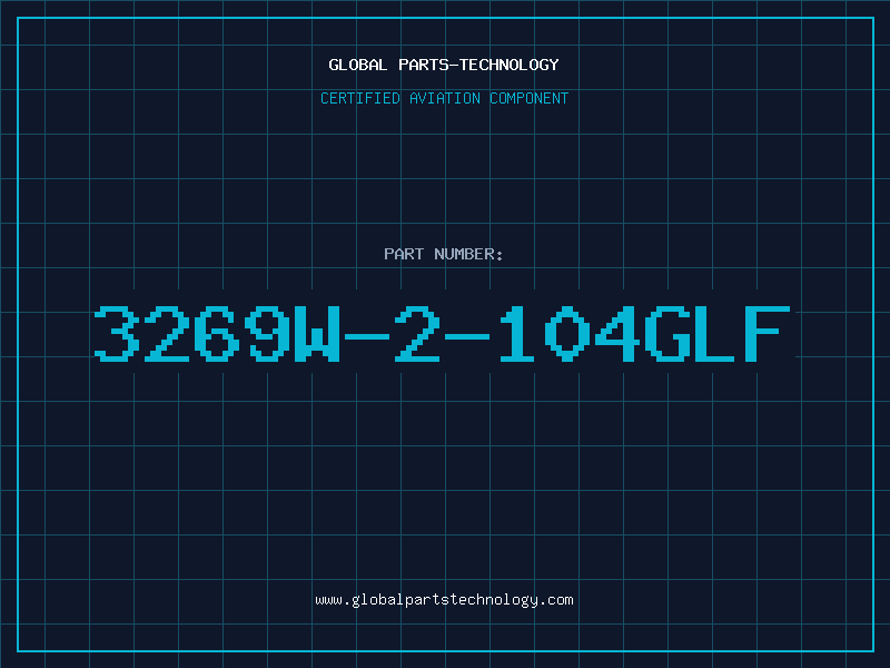 Aviation Part 3269W-2-104GLF