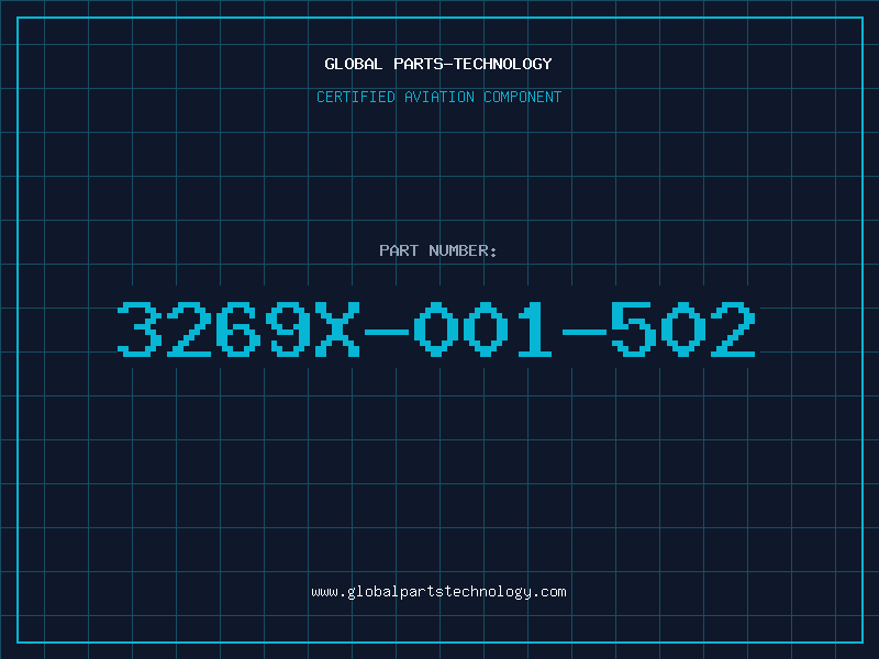 Aviation Part 3269X-001-502