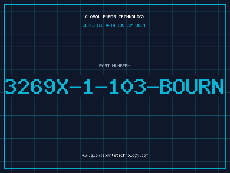 Aviation Part 3269X-1-103-BOURN